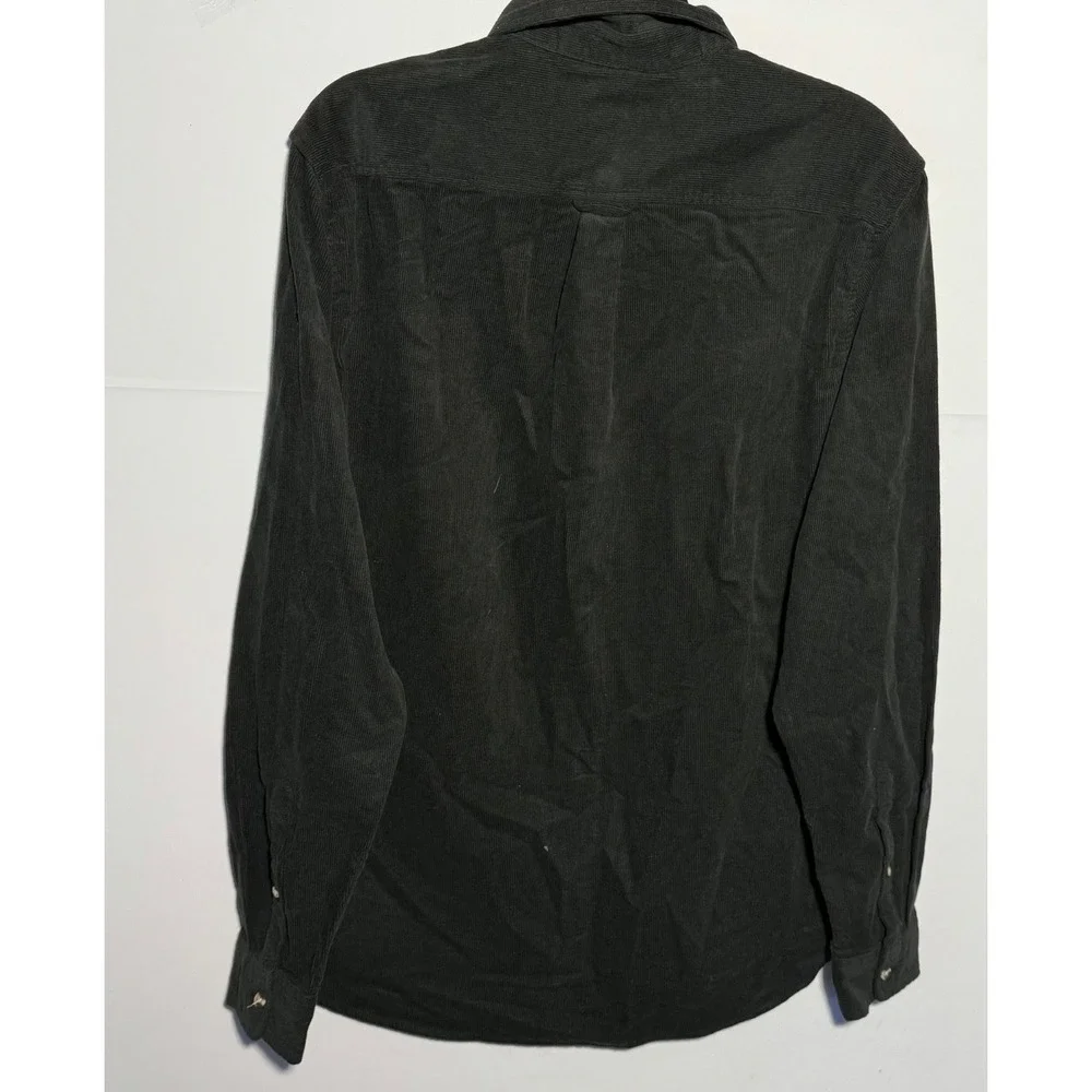 Cotton On  Men's Portland  Long Sleeve Shirt Classic Fit Washed Black Cord sz XL - Picture 3 of 6